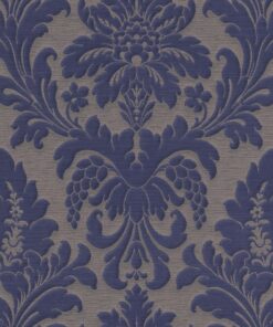 Rasch Baroque Ornament Retro Fleece Wallpaper Design - 513684