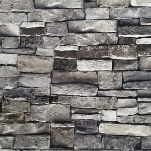 Modern Grey Washable 3D Brick Wallpaper Design - MB0003 - MB0003 ...