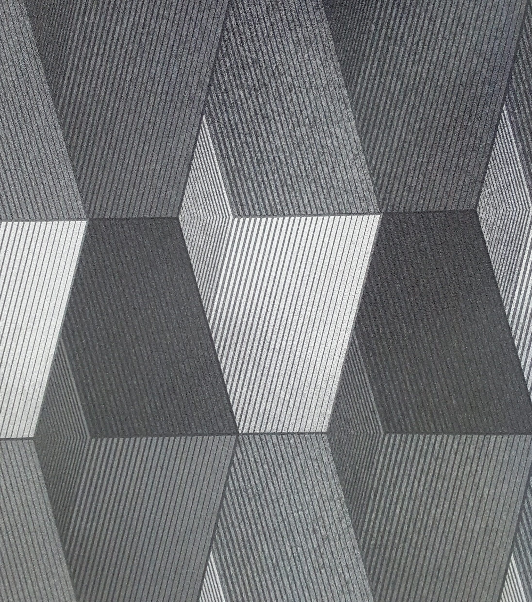 Light and Dark Grey Modern 3d patterned Wallpaper x156-3033 - Decor City