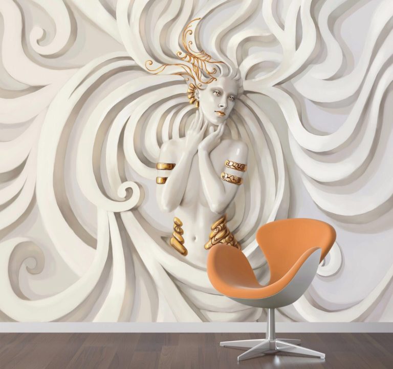 Single 3D Female Goddess Custom wall murals / wallpapers - DCWM000109 ...