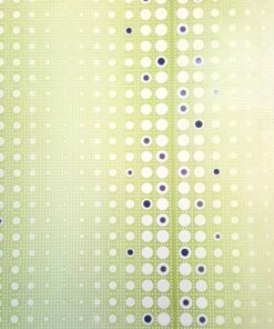 5Sqm Pale Green white Circular dots Wallpaper Design -533642
