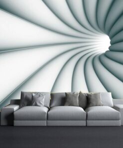 Black and White Hollow 3D Custom wall murals / wallpapers – DCWM000616