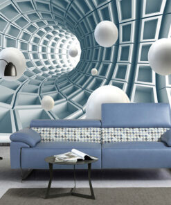 Gray Shell Like Hollow Shutter 3D Custom wall murals / wallpapers – DCWM000617