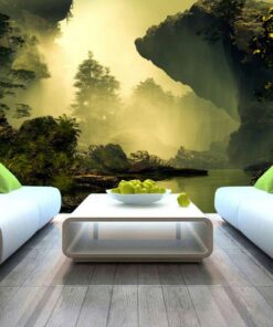Sunset in the Forest 3D Custom wall murals / wallpapers – DCWM000794