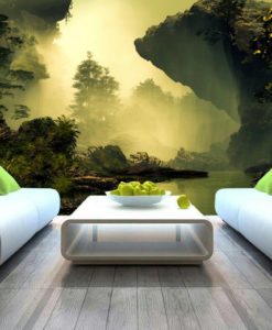 Sunset in the Forest 3D Custom wall murals / wallpapers – DCWM000794 -  Decor City