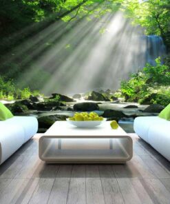 Sunrays on Rocky waters 3D Custom photo wall murals / wallpapers – DCWM000993