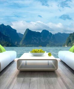 Atlantic Ocean surround rocks 3D Custom wall murals / wallpapers – DCWM001121