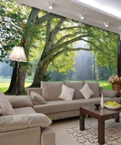 Buttress Tree Garden 3D Custom wall murals / wallpapers – DCWM003089