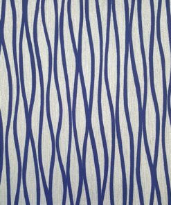 7Sqm Gray Background with Blue Vertical Intertwined Design Wallpaper - 533651