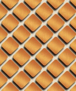 Orange Diagonal patterned 3D Wallpaper - A19-8P52