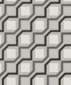 Silver Black Geometric Pattern Wallpaper A51-15P42