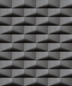 Trendy Grey 3D Geometric Patterned Wallpaper - A51-16P38