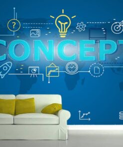 Office Infographic Concept custom wallpaper design - dcwm000440