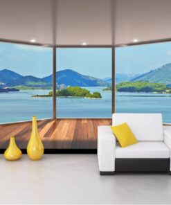 Sky and Water View 3D custom photomural wallpaper - dcwm000449