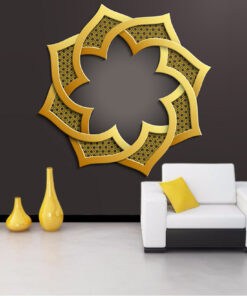 Alternative view of Royal Gold Arabian custom photomural wallpaper - dcwm000467