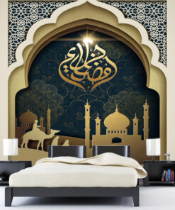 3D Islamic Themed custom photomural wallpaper - dcwm000534
