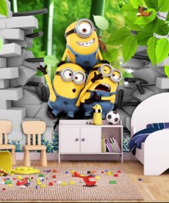 Minions custom Photomural wallpaper design - DCWM0006396