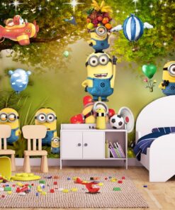 The Minions Kiddies Custom Photomural wallpaper design - DCWM0247104