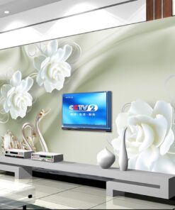 White Roses Custom Photomural wallpaper design - DCWM0248514