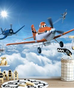 Kiddies Aeroplane Custom Photomural wallpaper design - DC1910427672
