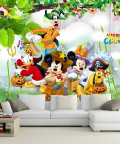 Alternative view of Mickey mouse club house 3D / 5D / 8D wall murals / custom wallpaper - DCWM2006121