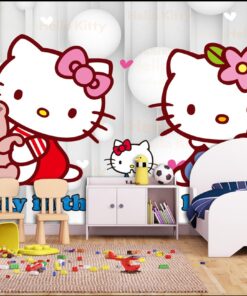 Hello kitty kiddies 3D / 5D / 8D wall murals / custom wallpaper - DCWM2006124