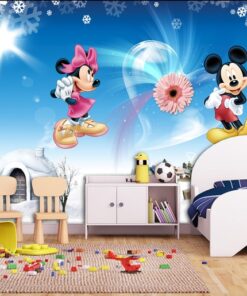 Mickey and Minnie Mouse 3D / 5D / 8D wall murals / custom wallpaper - DCWM2006127