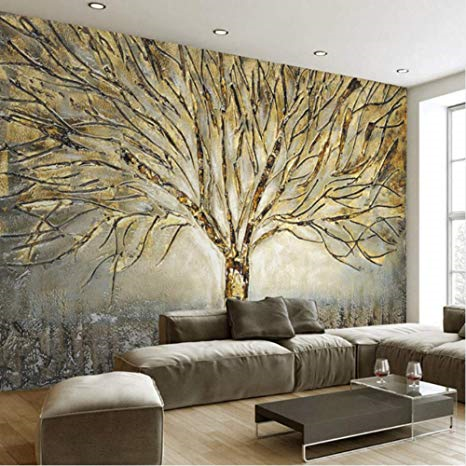 Leafless tree 3D / 5D / 8D wall murals / custom wallpaper design -  DCWM20061383 - Decor City