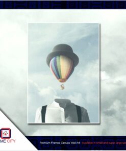 Creative boloon head decorative canvas print wall frames - DCCF2010511077