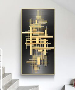 Alternative view of Modern abstract silver art concept decorative canvas print wall frames - DCCF2010634026