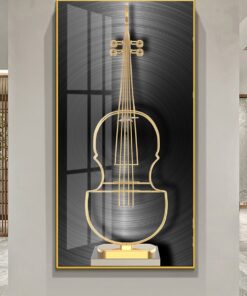 Alternative view of Modern artistic Guita art decorative canvas print wall frames - DCCF2010635207