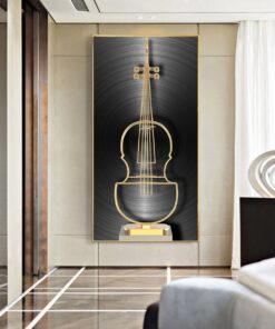 Modern artistic Guita art decorative canvas print wall frames - DCCF2010635207